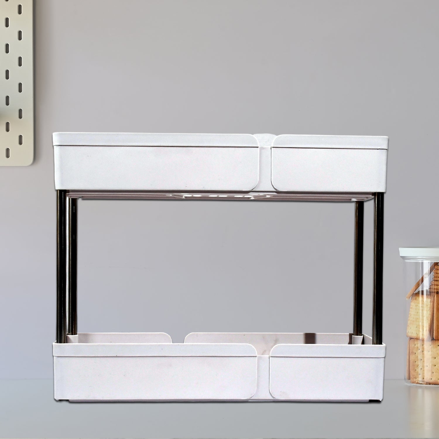 4070 Under Sink Organizers, Practical, Durable, Easy to Clean, Under Sink Shelf for Kitchens DeoDap 4070 Under Sink Organizers, Practical, Durable, Easy to Clean, Under Sink Shelf for Kitchens DeoDap